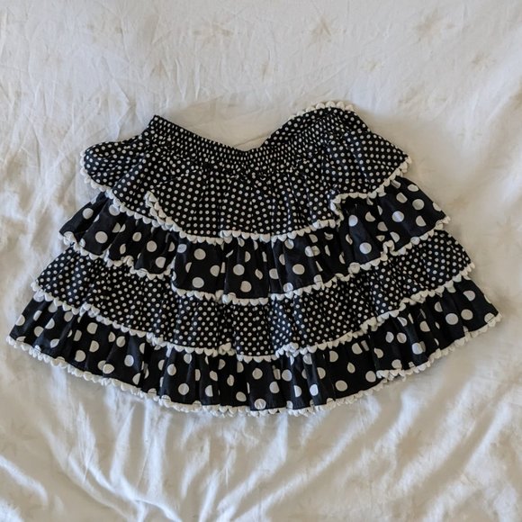 Black and white cute skirt from Japan EUC - Picture 2 of 3